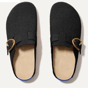 Rothy's Soft Black Buckle Clog